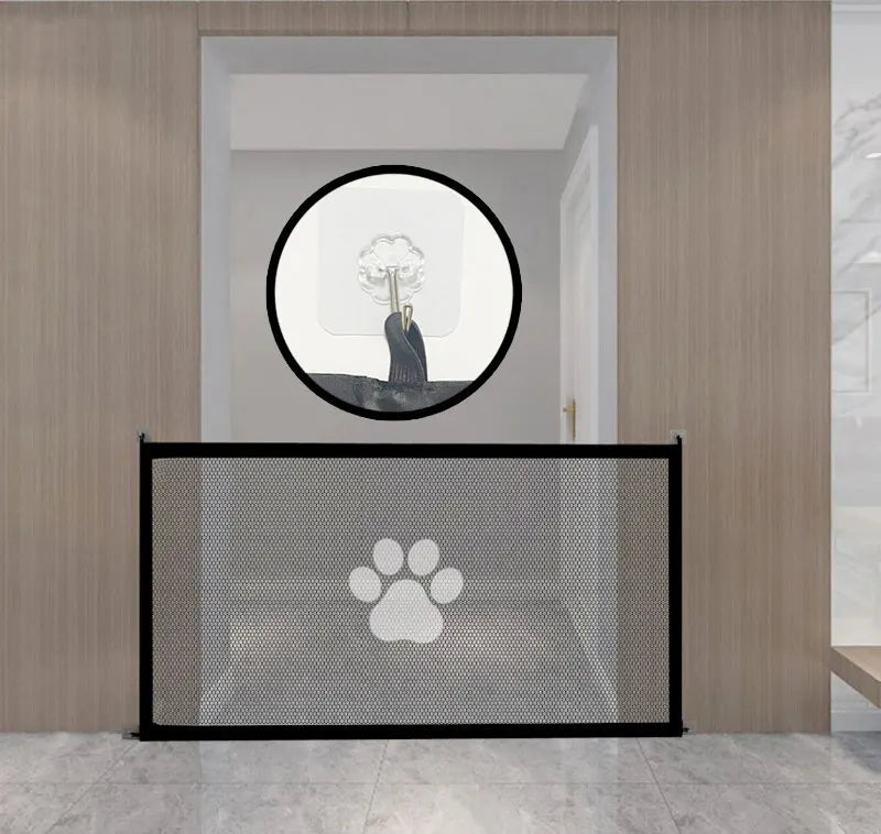 Cercas de Barreira para Pets – Portáteis, Dobráveis e com Tela Respirável para Gatos e Cães | Acessório de Segurança para Garantir a Proteção dos Animais de Estimação.