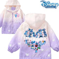 "Jaquetas da Disney do Stitch para Meninas – Jaquetas Infantis com Estampa Fofa de Desenho, Casuais, Esportivas, Casaco Infantil de Inverno