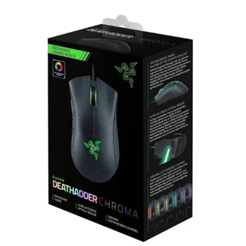 Mouse Gamer com Fio Razer Deathadder Viper Edição Padrão 6400
